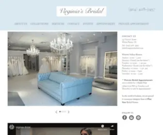 Virginiasbridal.com(Designer Bridal Shop in White Plains) Screenshot