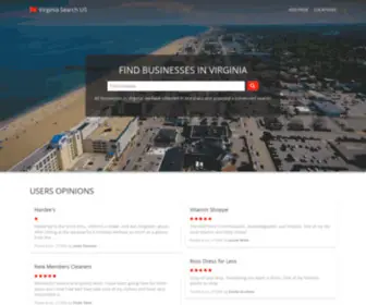 Virginiasearchus.com(Find Businesses in Virginia) Screenshot