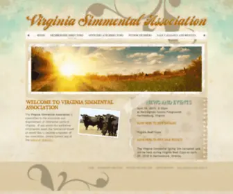 Virginiasimmental.com(Virginia Simmental Association) Screenshot