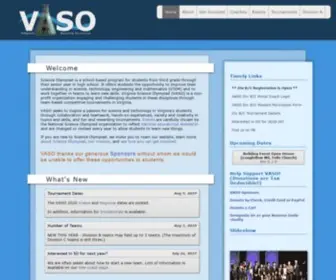 Virginiaso.org(Virginia Science Olympiad (VASO)) Screenshot