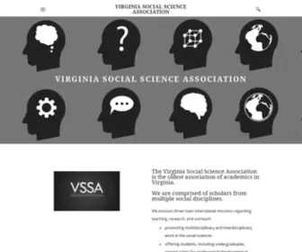 Virginiasocialscience.org(The Virginia Social Science Association) Screenshot