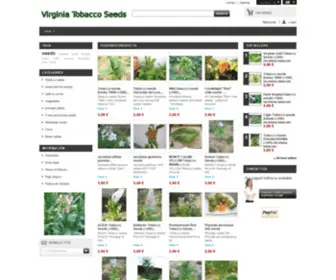 Virginiatobaccoseeds.com(Virginia seeds) Screenshot