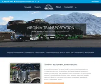 Virginiatransportation.com(Virginia Transportation Corporation) Screenshot