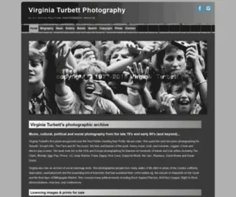 Virginiaturbett.com(Music/Social/Political Photography Archive) Screenshot
