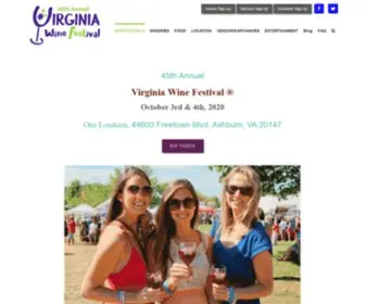 Virginiawinefest.com(SHOW DETAILS) Screenshot