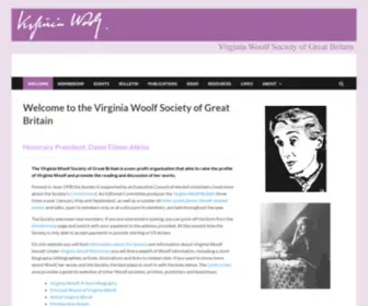 Virginiawoolfsociety.org.uk(Virginia Woolf Society of Great Britain) Screenshot