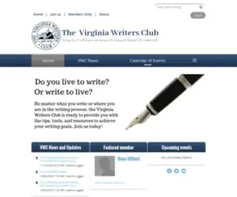 Virginiawritersclub.org(Virginia Writers Club) Screenshot