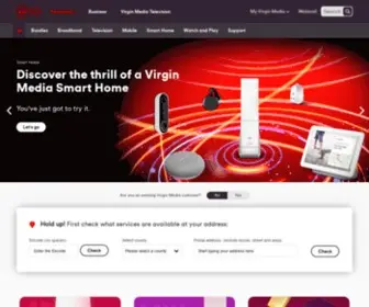 Virginmedia.ie(Virgin Media) Screenshot