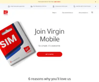 Virginmobile.ae(Buy SIM Card Online) Screenshot