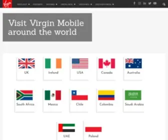 Virginmobile.com(Visit Virgin Mobile around the world) Screenshot