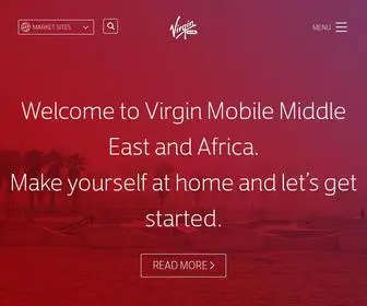Virginmobilemea.com(Virgin Mobile Middle East and Africa) Screenshot