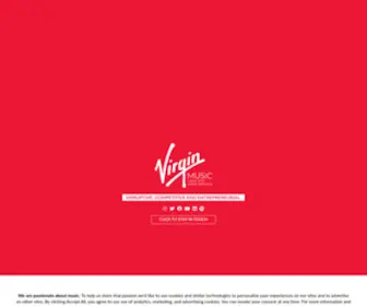 Virginmusic.co.uk(Virgin Music) Screenshot