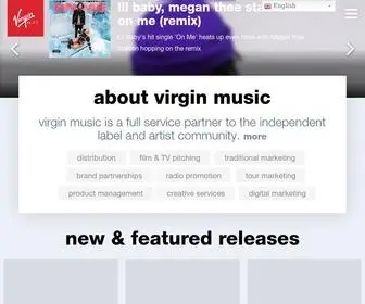 Virginmusic.com(Virgin Music) Screenshot