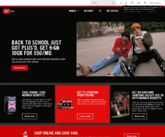 Virginplus.ca(Virgin Mobile) Screenshot