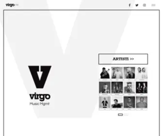 Virgomm.com(VIRGO Music Mgmt) Screenshot