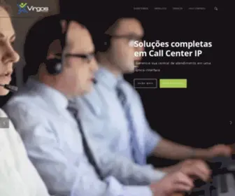 Virgos.com.br(Call Center IP e PABX IP) Screenshot