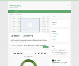 Viriback.com(ViriBack C2 Tracker) Screenshot