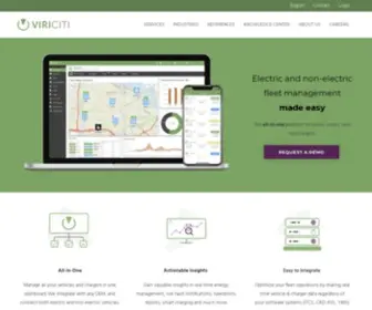 Viriciti.com(Monitoring solutions for electric vehicles & smart charging) Screenshot