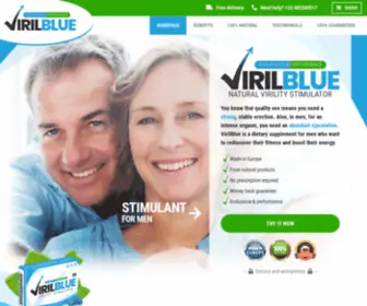 Virilblue.ca(Site officiel) Screenshot