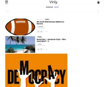 Virily.com(Create, Share, Discover, Earn) Screenshot