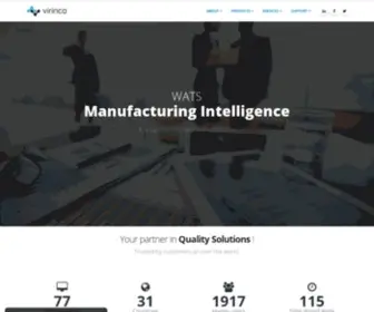 Virinco.com(Virinco supports Original Equipment Manufacturers (OEM) and Contract Manufacturers (CM/EMS)) Screenshot