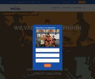 Virlanie.org(Virlanie foundation) Screenshot