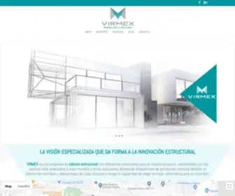 Virmex.com(Cálculo estructural & Diseño estructural) Screenshot