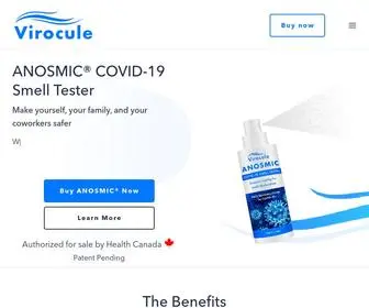 Virocule.com(Virocule ANOSMIC Test) Screenshot