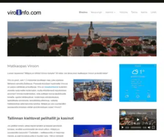 Viroinfo.com(Tietoa Viron matkailijoille) Screenshot