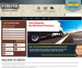 Virota.com(VIROTA AUTO PARTS) Screenshot