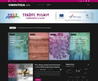 Virovitica.info(Naslovnica) Screenshot
