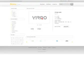 Virqo.com(Brandable domain names for sale) Screenshot
