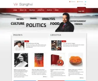 Virsanghvi.com(Vir Sanghvi) Screenshot