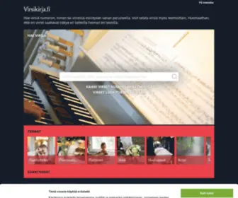 Virsikirja.fi(Virsikirja verkossa) Screenshot