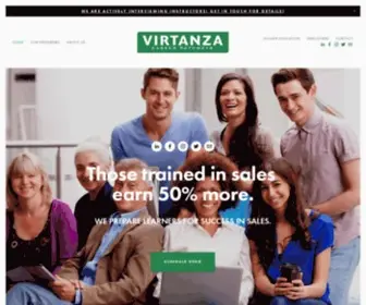 Virtanza.com(Professional Sales Readiness©) Screenshot