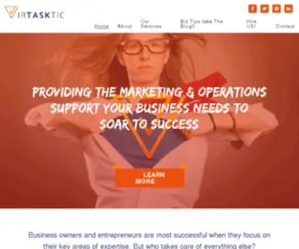 Virtasktic.com(Strategic and Customized 'Done for You' Content Marketing Services) Screenshot