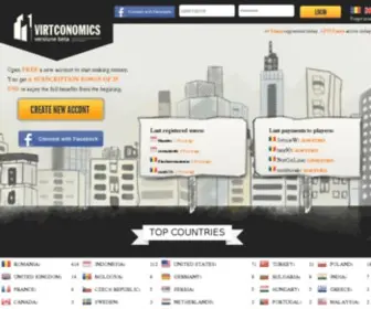 Virtconomics.com(Castiga bani) Screenshot