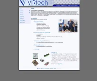 Virtech.ca(Computer Consulting and Networking Services for the GTA) Screenshot