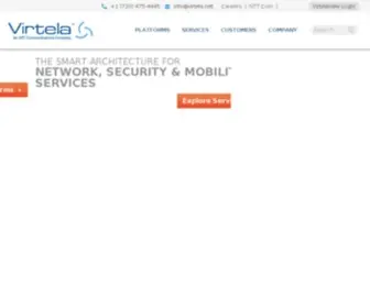 Virtela.net(NTT Global Networks) Screenshot