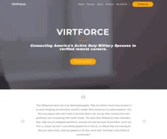 Virtforce.us(Hire Virtual Professionals) Screenshot
