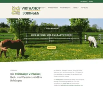 Virthahof.de(Reitanlage virthahof) Screenshot