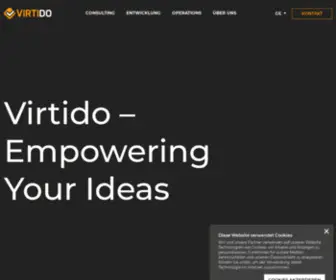 Virtido.com(IT Nearshoring aus der Schweiz) Screenshot