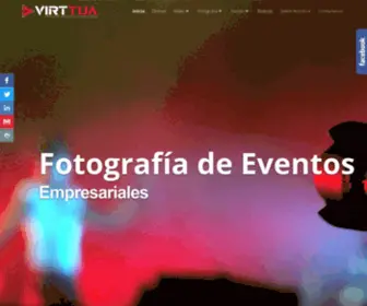 Virttua.com.pe(Brindamos servicios para todo tipo de eventos empresariales como) Screenshot