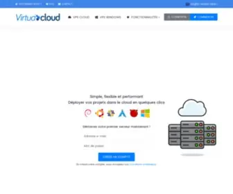 Virtua-Cloud.fr(Votre fournisseur de Cloud européen) Screenshot