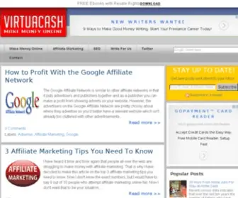 Virtuacash.co.uk(Helping You Make Extra Money Online) Screenshot