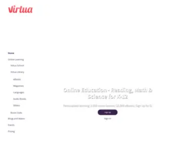 Virtuaeducation.com(Homeschool curriculum) Screenshot