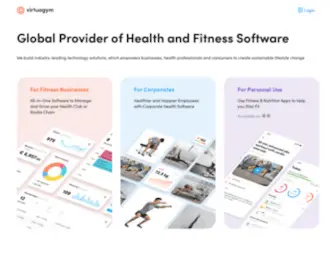 Virtuagym.com(The #1 fitness software for businesses and consumers) Screenshot