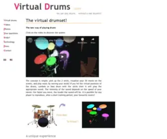 Virtual-Drums.com(Virtual Drums) Screenshot