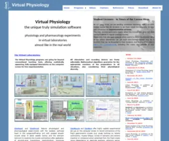 Virtual-PHysiology.com(Virtual Physiology) Screenshot