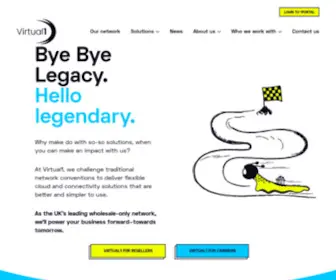Virtual1.net(Homepage) Screenshot